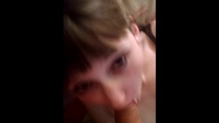 i fell and he covered my face in cum